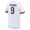 Camiseta de fútbol Paris Saint-Germain Goncalo Ramos 9 Segunda Equipación 2024-25 - Hombre